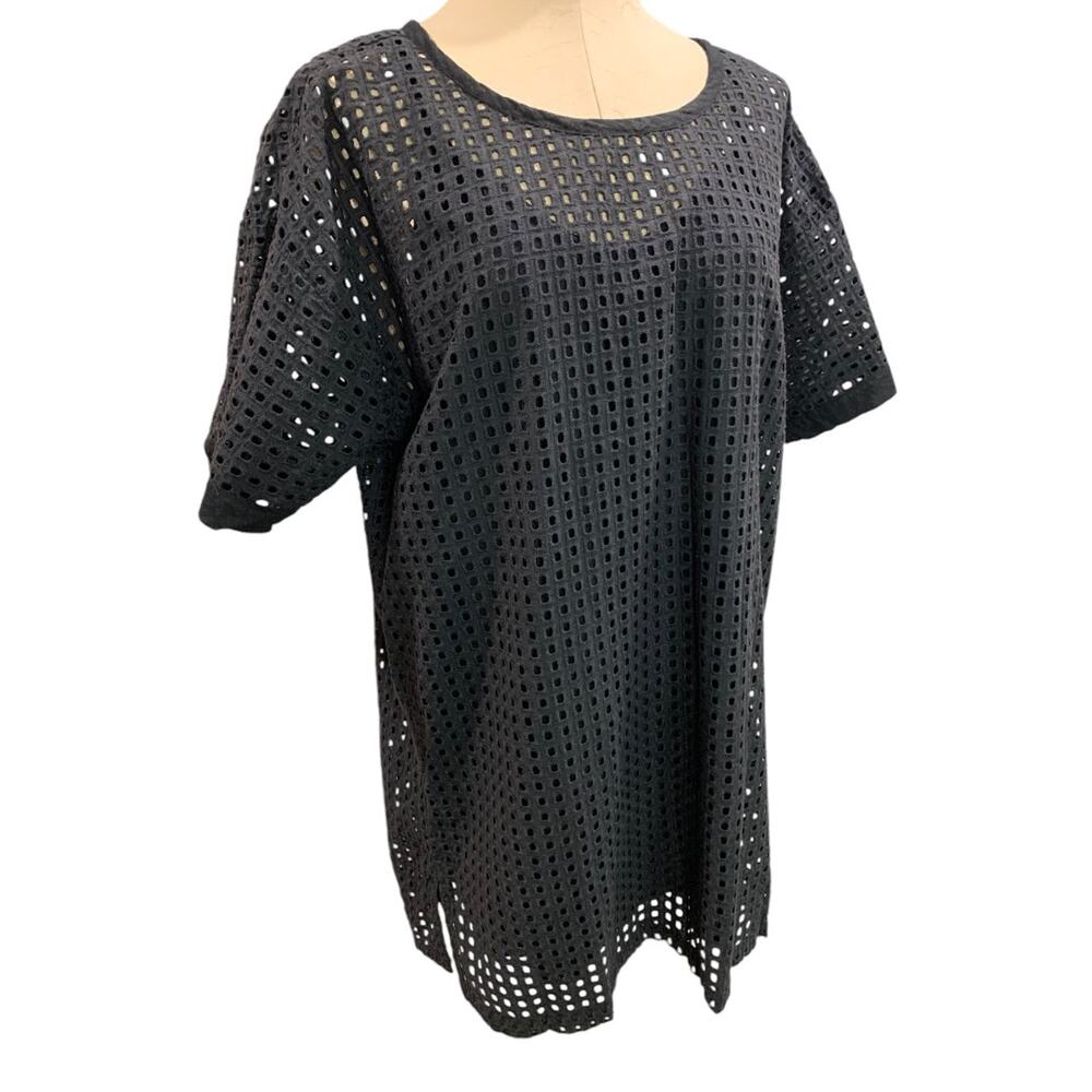 Large Tavik Womens Black Mini Dress and Slip Cut Out Design